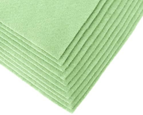maDDma Bastelfilz Bögen 10er-Pack Flex Filz DIN A4, Stärke 1,5-2mm, Filzplatte, 50 Farben