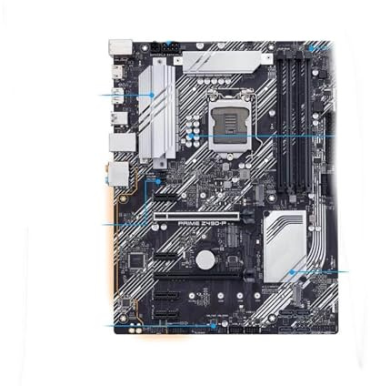 Carte mère Fit for ASUS Prime Z490-P LGA 1200 (Intel 10e génération) Carte mère ATX Intel Z490 SATA 6 GB/s
