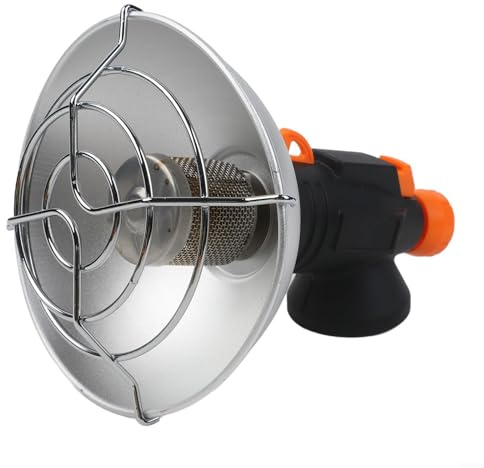 Mini réchaud à gaz portable en acier inoxydable pour camping, randonnée, pêche et ski avec couvercle de sécurité, design léger et capacité d'éclairage de bougie
