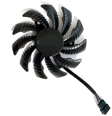 LFGOZSD GPU-Lüfter 4PIN 75MM T128010SU PLD08010S12HH für Gigabyte GTX 1080/1080Ti/1070Ti/1060 Kühlung(1 Fan)