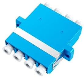 DIWANGQIANG Faseradapter FC-Stecker auf LC-Buchse, gemischte Geschlechtskupplungen für SC FC ST LC Testgeräte (LC Pls Quad FLG), 5 Stück