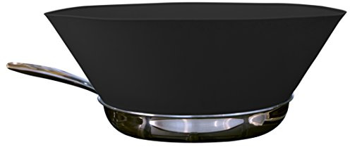 Frywall 10 (Medium) - Black - Splatter Guard, as Seen on Shark Tank