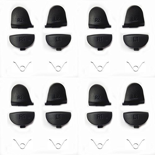4 Set L1 R1 L2 R2 Trigger Buttons & Feder für PS4 Controller Ersatzteile