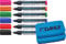 Dahle Whiteboard Schwamm (Magnetischer Wischer für Trockenreinigung auf vielen Oberflächen) (2er Pack/Blau)