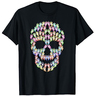Einhorn Totenkopf Skull TShirt Lustiges Einhörner Shirt T-Shirt
