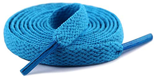 Sechunk Paire de lacets plats - 29 couleurs - 12 longueurs - Pour chaussures de sport, Hulan, 60