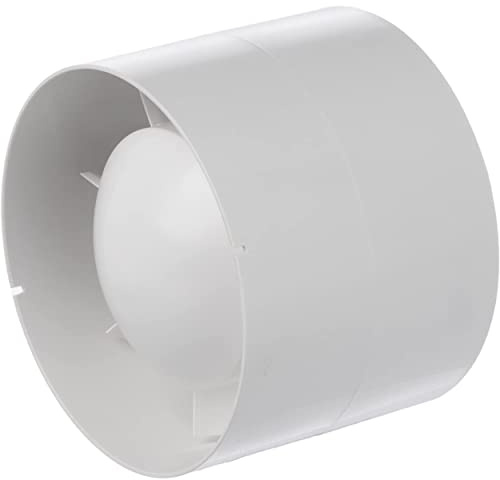 LIRAST Ø 100 mm / 4 inch Plastic Duct Fan - Inline Extractor for Kitchen Bathroom Garage - Ducting Fans