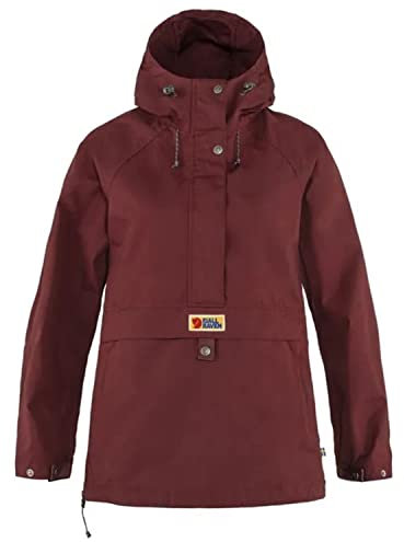 Fjällräven Damen Vardag Anorak, Bordeaux Red, XL