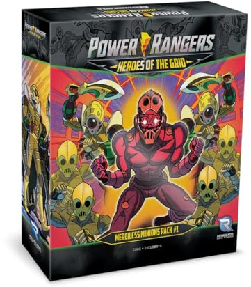Renegade Games Power Rangers HotG Merciless Minions Pack #1 | Erweiterungspaket #1 mit Zahnrädern, Cyclobots, Chaos-Kittdeck, und 4 doppelseitigen Brettern für verbessertes strategisches
