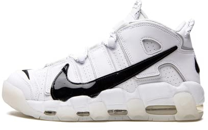 Nike Air More Uptempo '96 Herren, Weiß/Schwarz-Photonenstaub, 43 EU