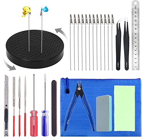 Swpeet Modeling Tools for Airbrush Spray, 360-Grad-Rotation-Modell-Malerei-Stand-Basishalter und Grundmodell-Bau-Werkzeug