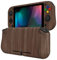 PlayVital ZealProtect Hülle für Nintendo Switch Lite, Case Hülle Schutzhülle Tasche Zubehör, Ergonomische Grip Joycon mit Schutzfolie&Joystick-/Tasten-Kappen für Nintendo Switch Lite(Holz-Optik)