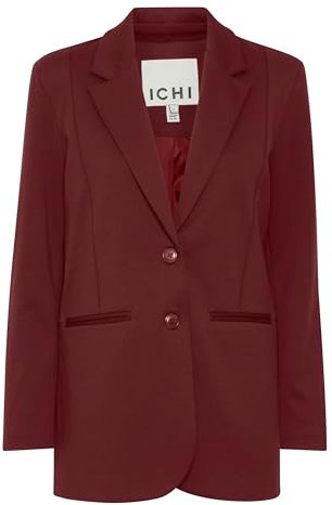 ICHI IHKATE SUS - Damen Blazer Oversize 20118123, Größe:M, Farbe:Port Royale (191627)