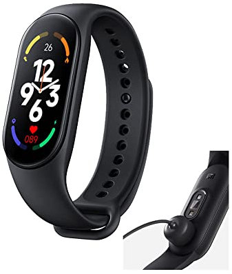 para M7 Smart Bracelet Watch, Pulsera Band Fitness Tracker Watch Pulsera Inteligente a Prueba de Agua Smartband Reloj de Ritmo cardíaco Presión Arterial Relojes Inteligentes Monitores (Negro)