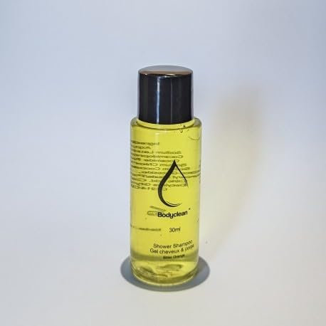 Pack de 60 Gel Douche shampoing 2 en 1 bodyclean 30 ML Parfum Orange amère