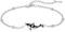 Waysles Orca Wal Armband - Verstellbares Silber Schmuckstück mit Beaded Armband für Damen und Mädchen ab 7 Jahren