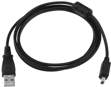 eMagTech Câble de Chargement USB pour Appareil Photo Numériques Câble de Données CB-USB5 CB-USB6 CB-USB8 Câble de Transfert de Données Compatible avec Olympus SP310 SP320 SP500UZ