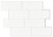 GRIPRO Peel and Stick Wall Tile – 3D Adhesive Backsplash for Kitchen, Bathroom (10 Sheets, White, 11x11)
