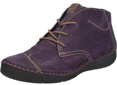 Josef Seibel Damen Schnürstiefeletten Fergey 18,Weite G (Normal),Wechselfußbett,Kurzstiefel,uebergangsschuhe,Purple,40 EU