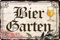 Wetterfestes Biergarten, Garten, Kneipen Deko Schild - passend für Bier und Bar Fans, Liebhaber und Genießer 30x20 cm (Pils)