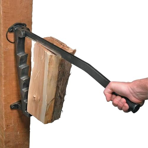 Kaminholzspalter | Kaminholzspalter mit Schrauben | Brennholz Anzündholzspalter Brennholzschneider für Hof Kamin Home Camping