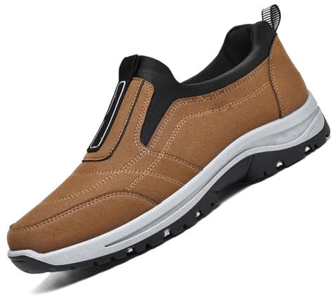 Scarpe Ortopediche Donna Scarpe Comode per Camminare Scarpe per Diabetici Uomo Scarpe Uomo Pianta Larga Comode Scarpe da Passeggio per Diabetici Scarpe Sneakers Uomo,Marrone,40/250mm
