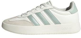 adidas Women's Barreda Schuh Off White/Linen Green Met. / Linen Green Met. 36