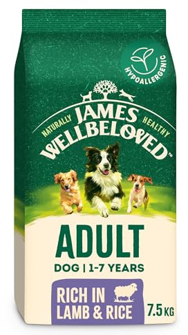 James Wellbeloved Dog Adult Hypoallergenic Dry Food Lamb and Rice 7.5 kg