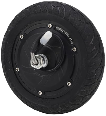 Elektroroller-Nabenmotor mit Reifen, 8 Zoll 36V 350W Wasserdichter Vorderrad-Elektroroller-Motorersatz, Geräuschloser Radnabenmotor-Umrüstsatz für Elektroroller