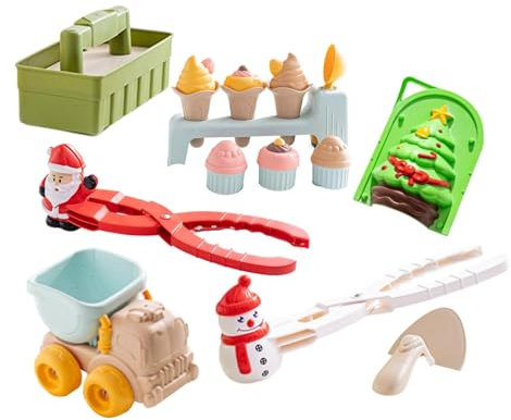 Nuyhgtr Winter Toys Snow Brick, Snow Ball Clip, Sand Toys Snow Shaper, Outdoor Snow Ball Maker, 35x11x20 cm, Snow Block Maker Kit with Snow Shaping Molds and Outdoor Toys for Fun Winter Activities