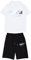 Generico Completo Uomo Estivo Maniche Corte 2 Pezzi T-shirt Tinta Unita + Pantaloncini in Cotone Tuta Uomo Estate Casual Sportivo Magliatta