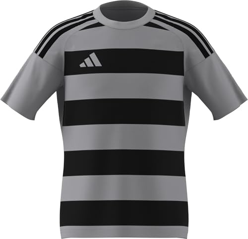 adidas Unisex Kids HOOPED26 Jersey Kids, Team Light Grey/Black, 7-8 Years