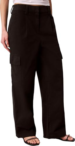 Calvin Klein Damen Lässige Hose Cotton Ewaist Cargo Pant Lv047f623g