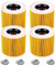 Carkio Vaccum Lot de 4 filtres à cartouche compatibles avec Karcher WD3 Karcher WD3 WD 3 P SE4001 SE4002 WD2 WD1 MV3