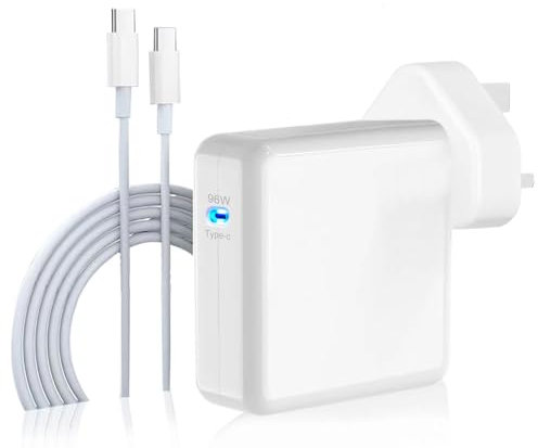96W Super Fast Charger,MacBook Pro Charger,USB C Laptop Charger for MacBook Pro 16 15 14 13 inch, MacBook Air 2020/2019/2018, iPad Pro 12.9/11 inch, Lenovo, HP, Dell