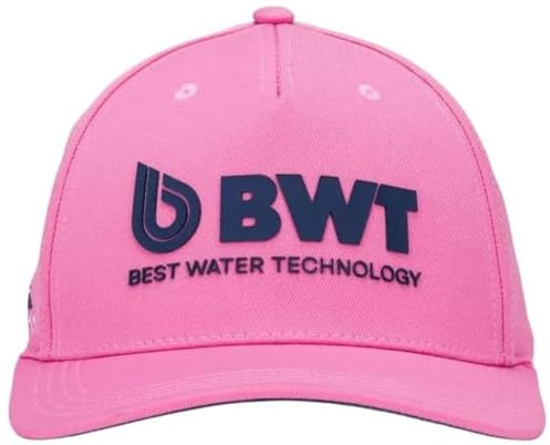 BWT Event Cap – stylische Unisex Snapback Kappe in Pink mit Navy Akzenten, hochwertiger Best Water Technology“ „Change the World“, Event Baseball Cap