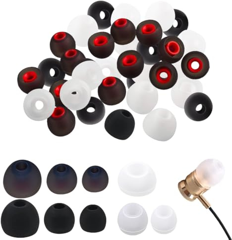 90 Almohadillas de Repuesto Universales para Audífonos Intraaurales
