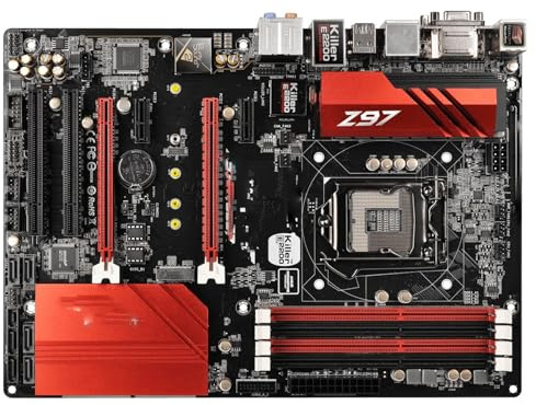 Motherboard Placa Base Fit For ASRock Fatal1ty Z97 Killer LGA 1150 Intel Z97 DDR3 32 GB PCI-E 3.0 M.2 USB 3.0 Compatible con procesadores Core i3-4370, i7-4790 y i7-4770.