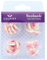Culpitt Pink Mini Hearts and Flowers Sugar Pipings, Royal Icing, Decorations for Cupcakes, Cakes, Cookies, 24 Piece - Single Pack 06307