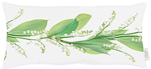 Apelt Kissen, Polyester-Baumwolle, Grün, 24 x 48 x 10 cm