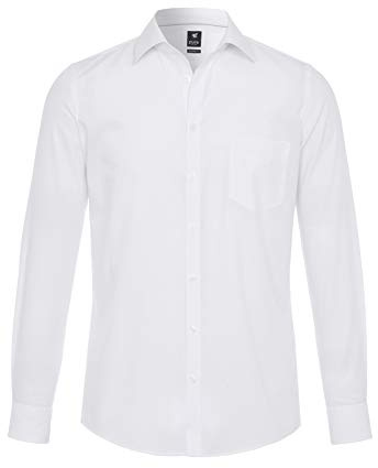 3379-420 Pure Hemd City Black Langarm