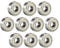 sourcing map 10 Stück 606ZZ Kugellager Doppelschild 6mmx17mmx6mm Kohlenstoffstahl Z1