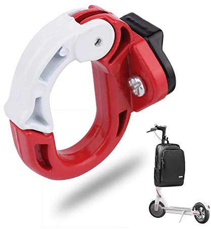 TOMALL gancio anteriore gancio in metallo scooter elettrico gancio anteriore gancio in lega di alluminio rosso gancio per Xiaomi Mijia M365