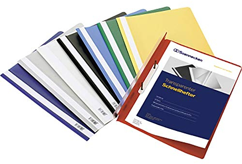 Soennecken Schnellhefter 2966 DIN A4 PP schwarz 10 St./Pack.