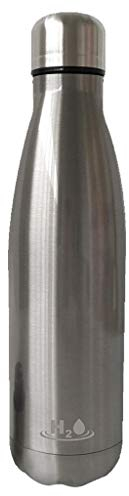 Puro H2O Thermo Flasche 500ml silber