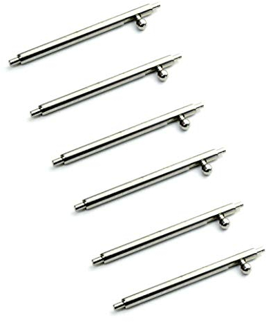 Sulla 6 Quick Release Premium Edelstahl Federstege 16mm Federstifte 1,50mm Ø für Uhren Armbänder