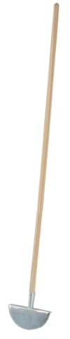 Rasenkantenstecher Verzinkt - 130 cm T-Stiel aus Buche - 21 cm | Kantentrimmer mit scharfem Blatt und Trittkante zur Entfernung von Gras und Unkraut, Garten-Rasenschneider