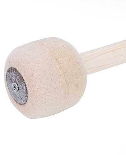 IDWT Filzhammer, Percussion Drum Mallet, Bass Drum Mallet, 12,8 Zoll für Studenten für Profis Instrumentenzubehör Percussion Band Zubehör