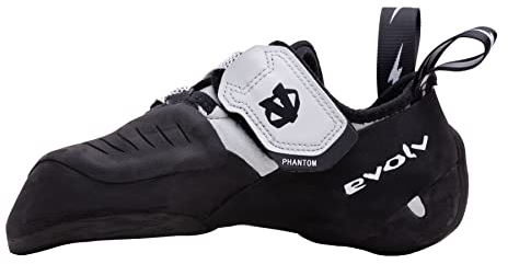 Evolv Phantom LV Kletterschuhe, white-black, UK 7