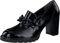 Paul Green Damen Hochfront-Pumps, Frauen Klassische Pumps,stoeckelschuhe,Abendschuhe,Court Shoes,stöckelschuhe,high Heels,Schwarz (Black),40.5 EU / 7 UK